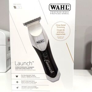 Wahl Launch Cordless Trimmer - Black and Silver